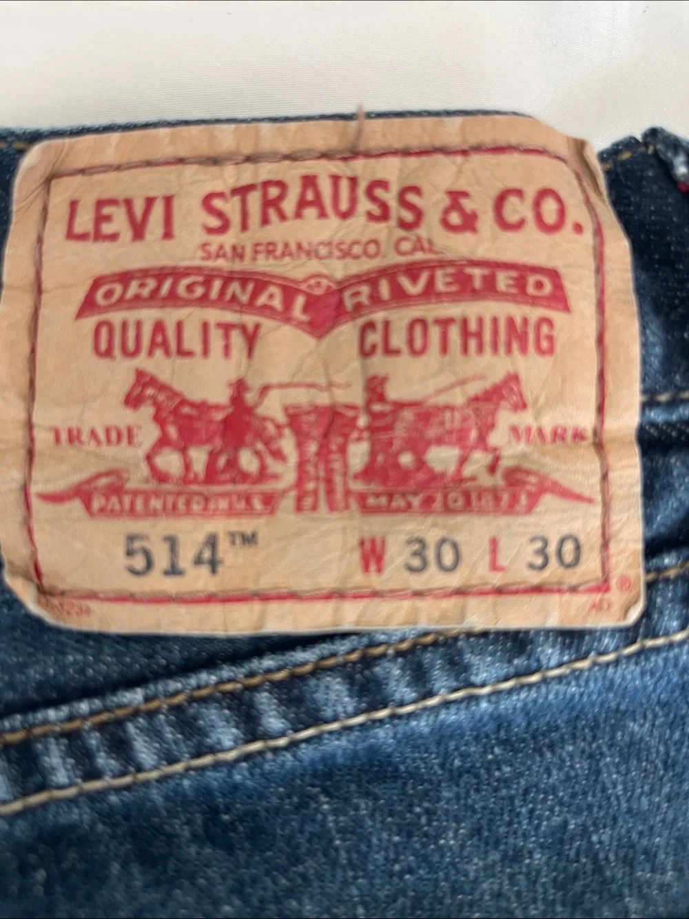 Levi's Men's Dark Blue Straight Jeans‎